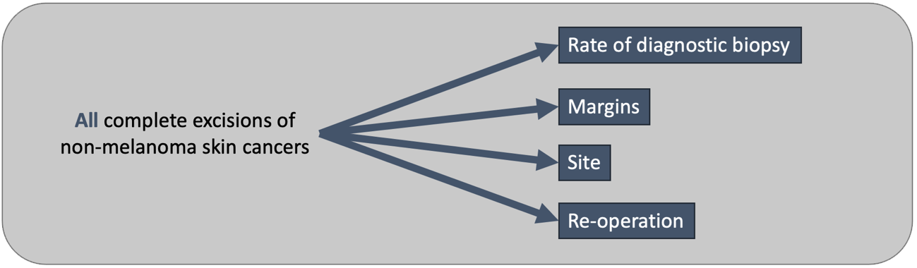Figure 7 - Non-melanoma skin cancers