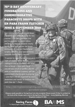 D-Day fundraising and commemorative parachute drop with ex-para Frank Fletcher